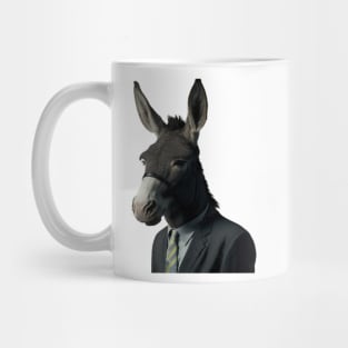 donkey in a suite Mug